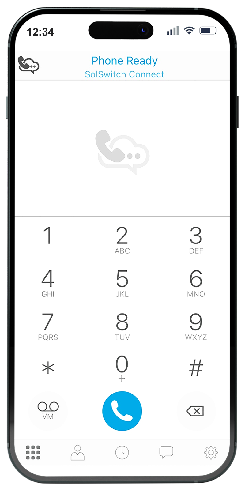 SolSwitch Connect Screenshot - Full Softphone Capabilities